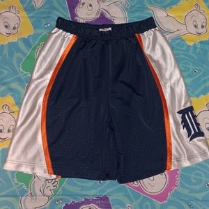 90s Detroit Tigers Vintage Basketball Jersey Shorts MLB Baseball